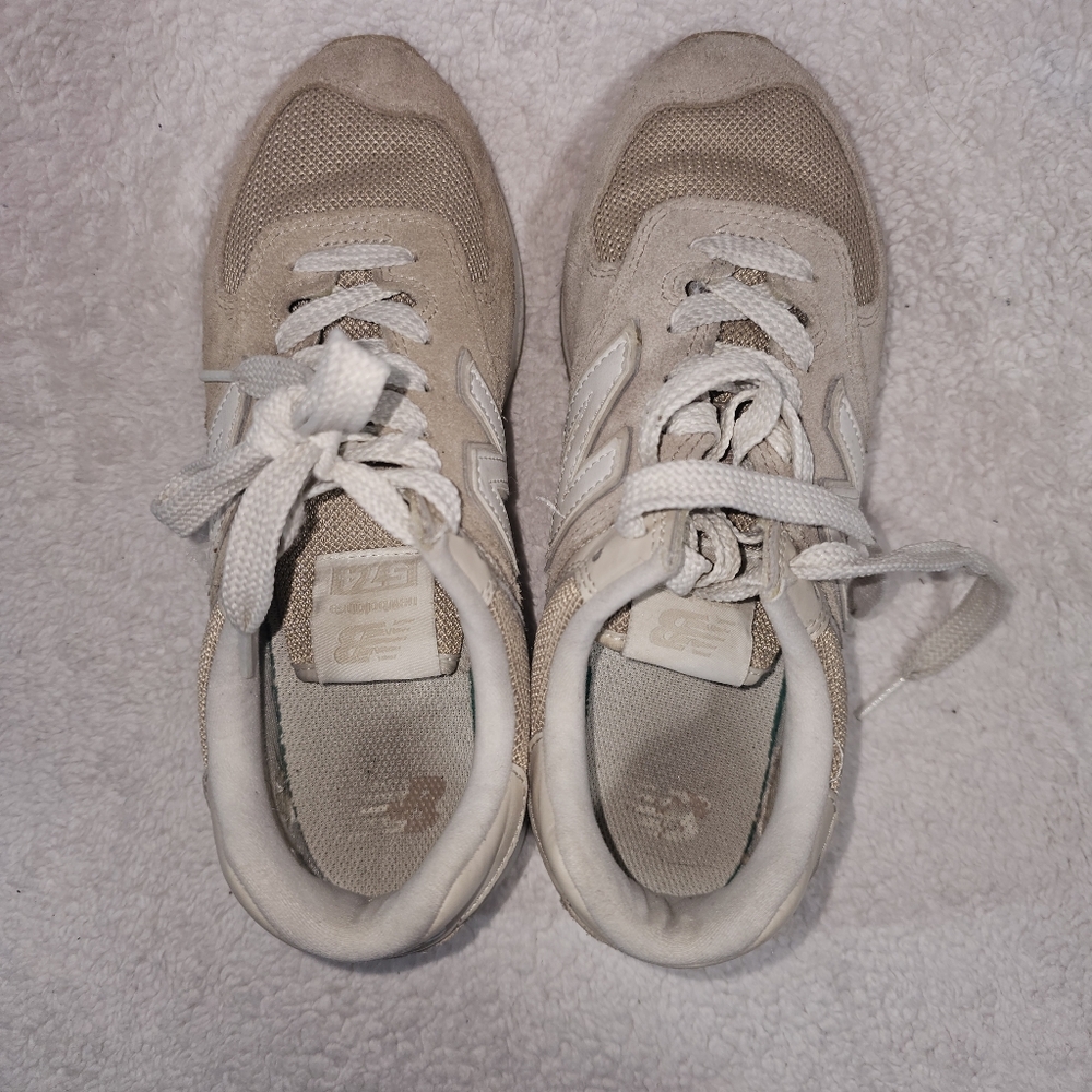 New Balance Womens 574 Stacked Platform Driftwood WL574ZSM - Picture 5 of 15